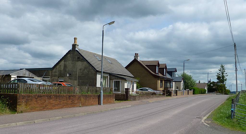 Bellfield Road beyond Victoria Hall. 23rd June 2015